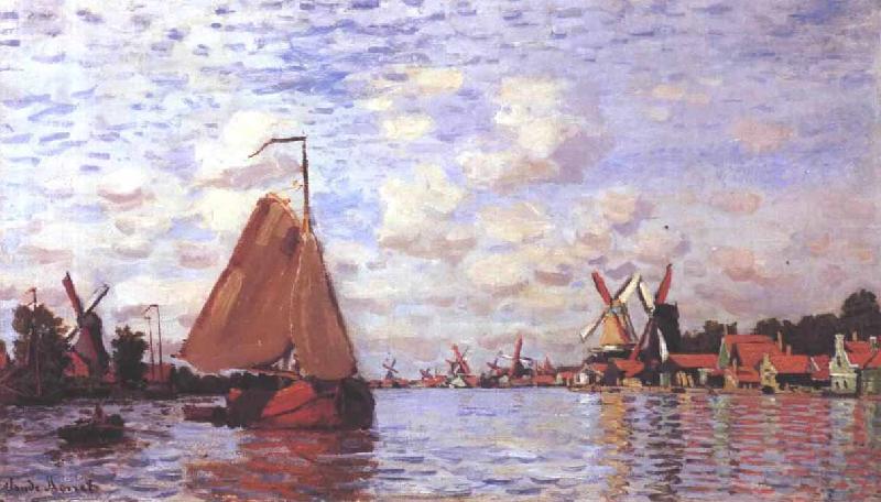 Claude Monet La Zaan a Zaandam china oil painting image